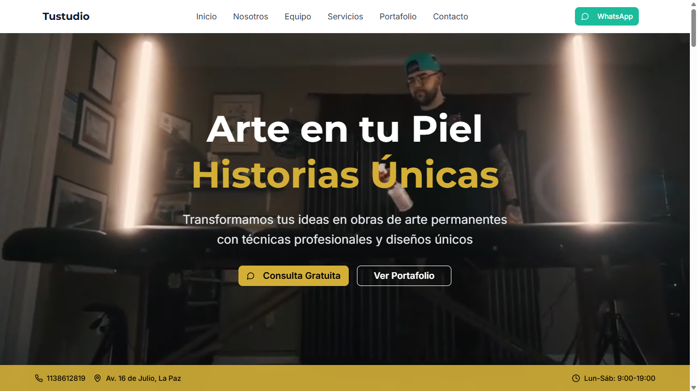 Tatuador - Branding y web